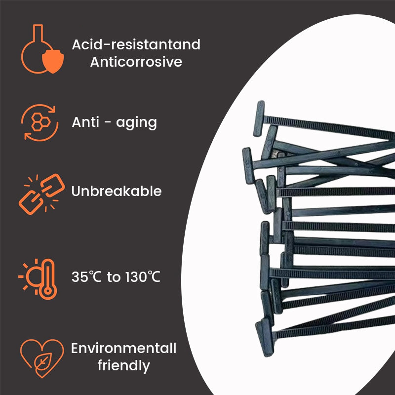 Nylon Universell Kabelstroppspenne