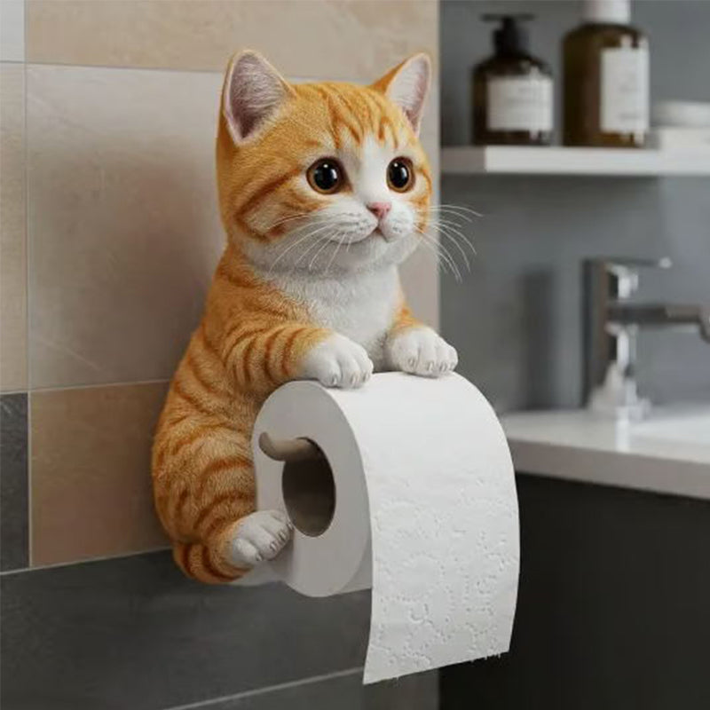 âłUkentlig spesialtilbudđVĂ€ggmonterad toalettpappershĂ„llare för katt