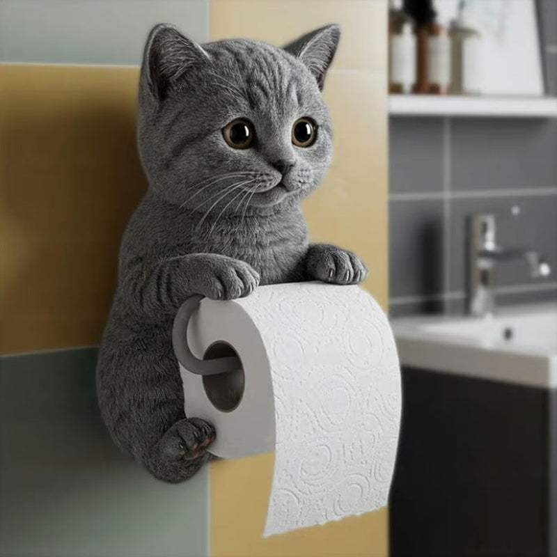 âłUkentlig spesialtilbudđVĂ€ggmonterad toalettpappershĂ„llare för katt