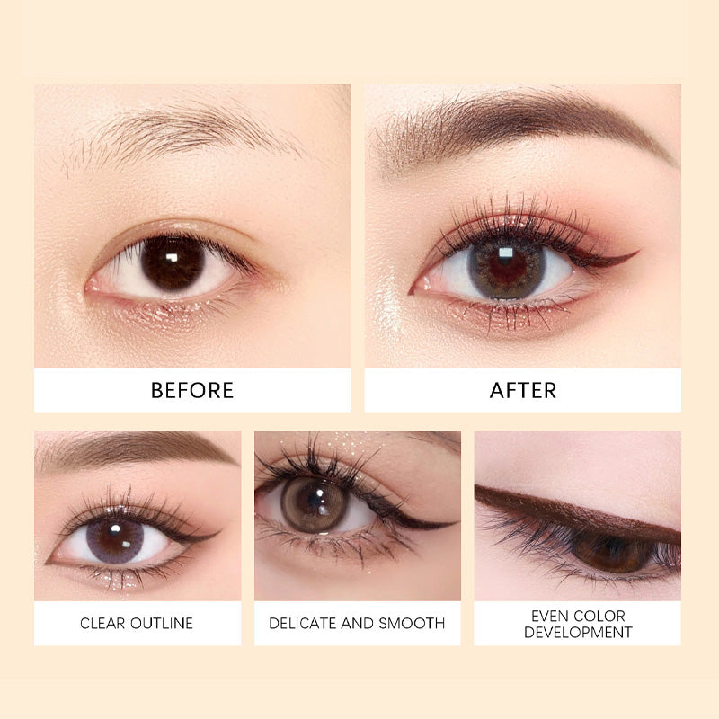 🔥 (Kjøp 1 Få 1 gratis) Vannfast eyeliner med lang holdbarhet