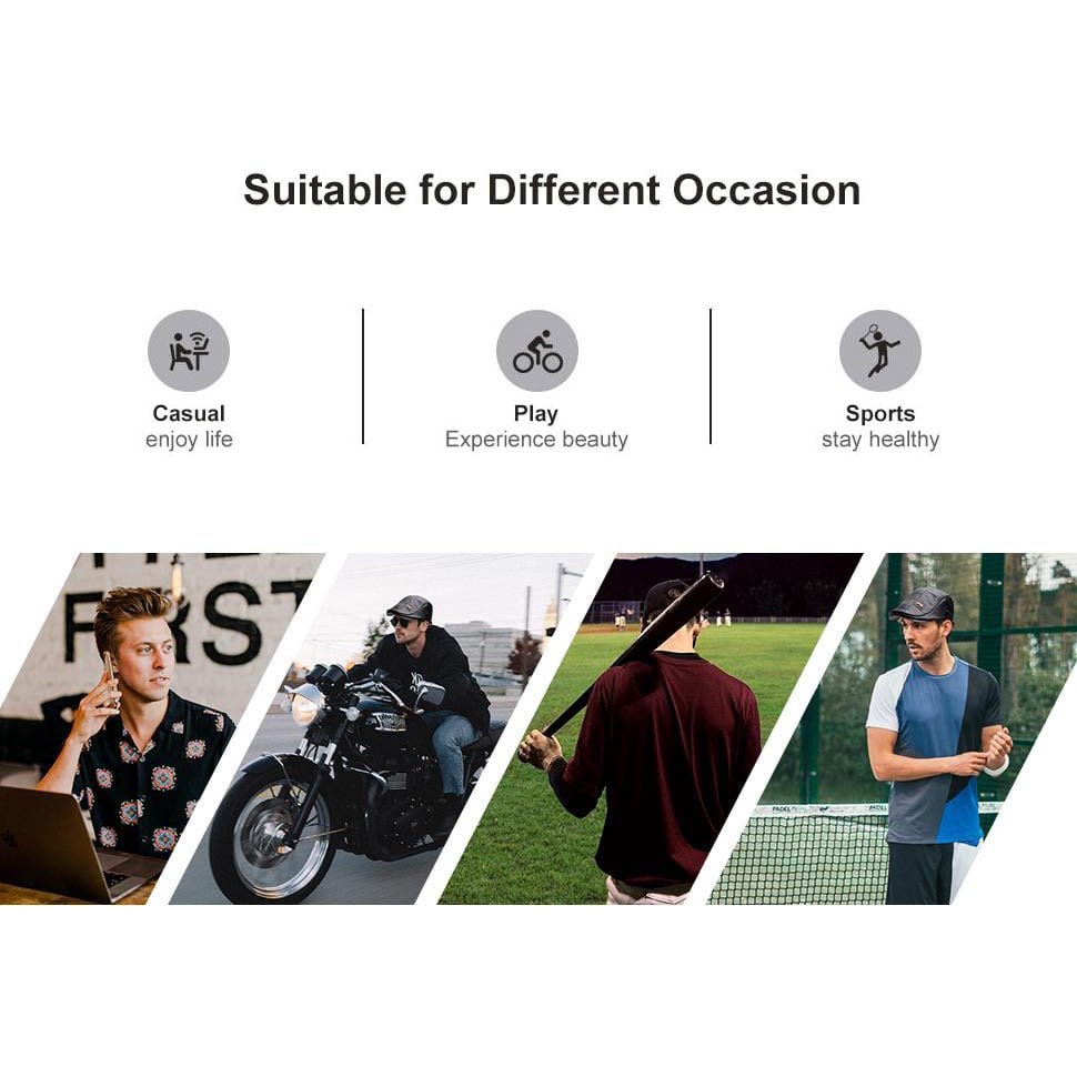 2023 Trendy beret i skinn av høy kvalitet