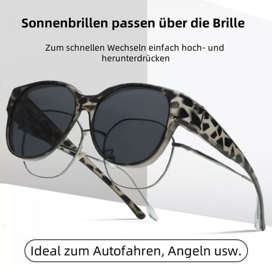 🔥Siste dag salg 49% OFF😎Solbriller med UV400-beskyttelse, egnet til å bruke over brillene