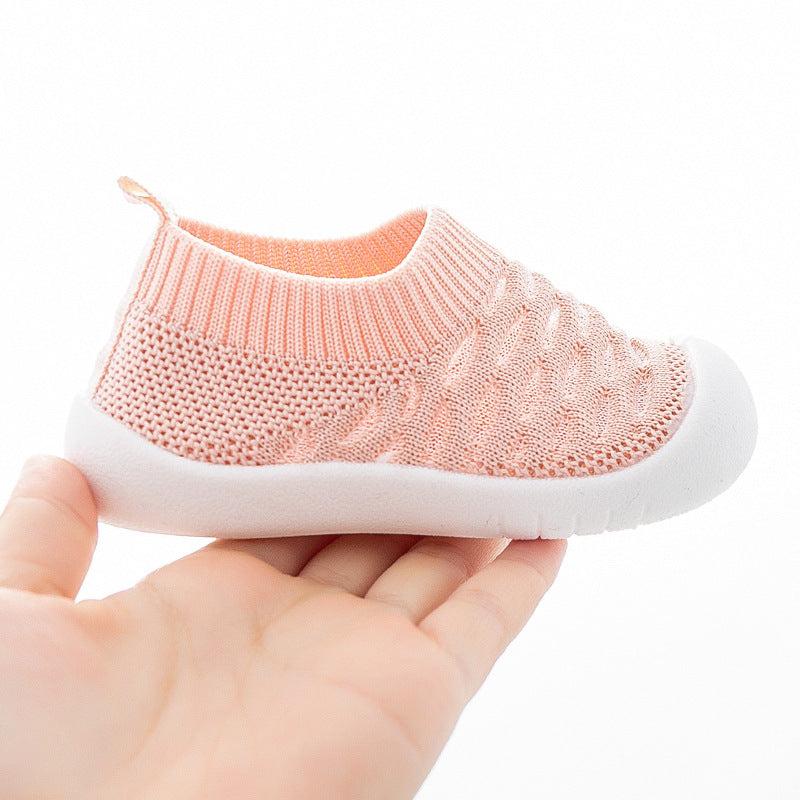 Tøfler med myk såle / Pustende Fly-woven-innesko for barn i alderen 1–3 år
