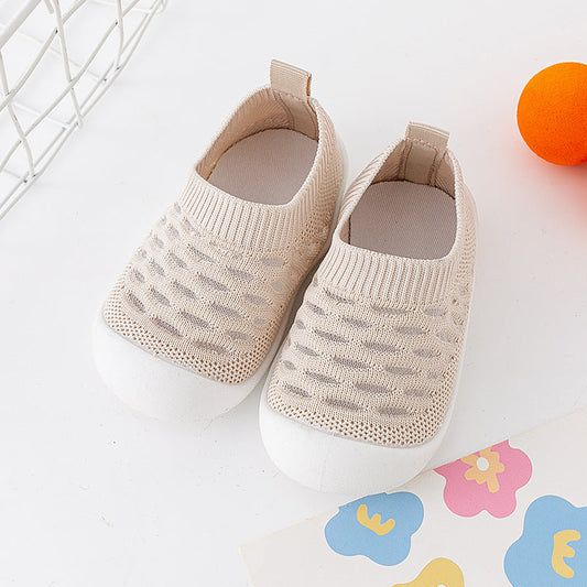 Tøfler med myk såle / Pustende Fly-woven-innesko for barn i alderen 1–3 år