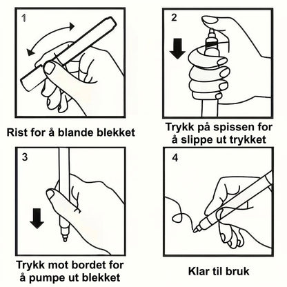 🐦Gullpenn for å gjenopprette falmede gravinskripsjoner