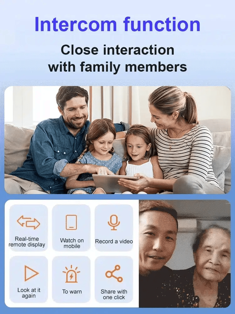 📸  1080P trådløst minikamera på størrelse med en mynt, kan monteres hvor som helst, fjernovervåking i sanntid via smarttelefon.