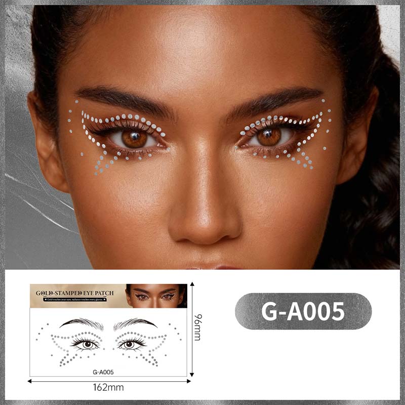 ✨💖 Glitrende øyetatoveringsklistremerker