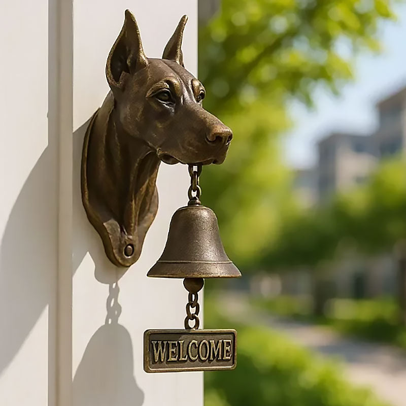🐶 Velkomstdørklokke med hundetema