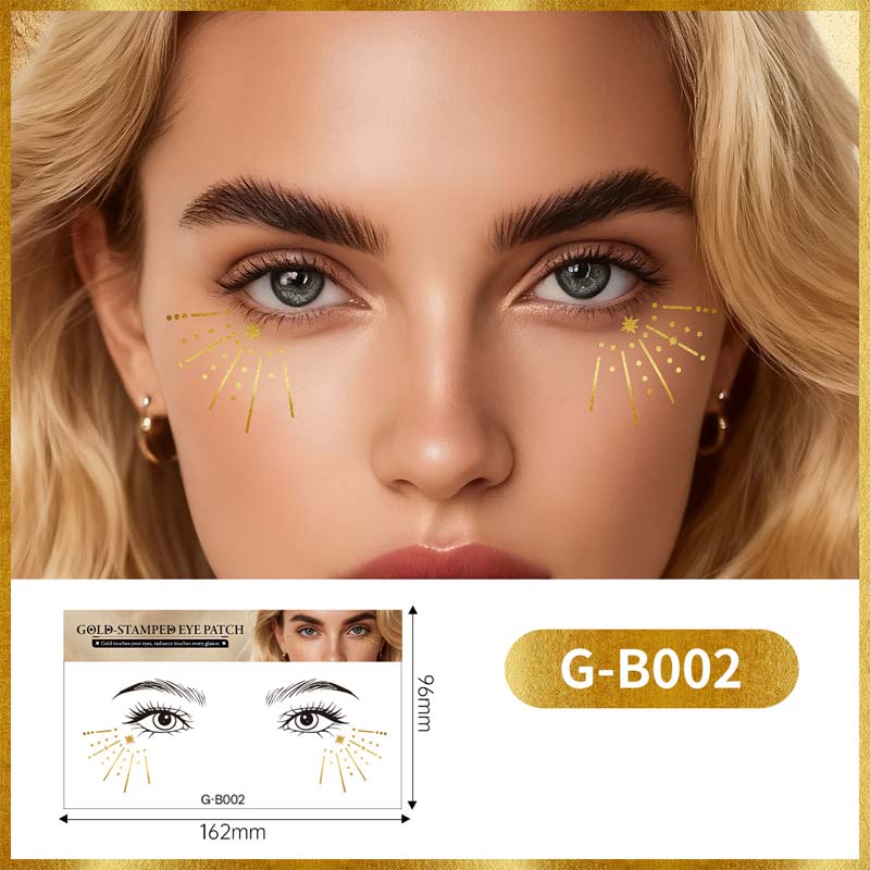 ✨💖 Glitrende øyetatoveringsklistremerker