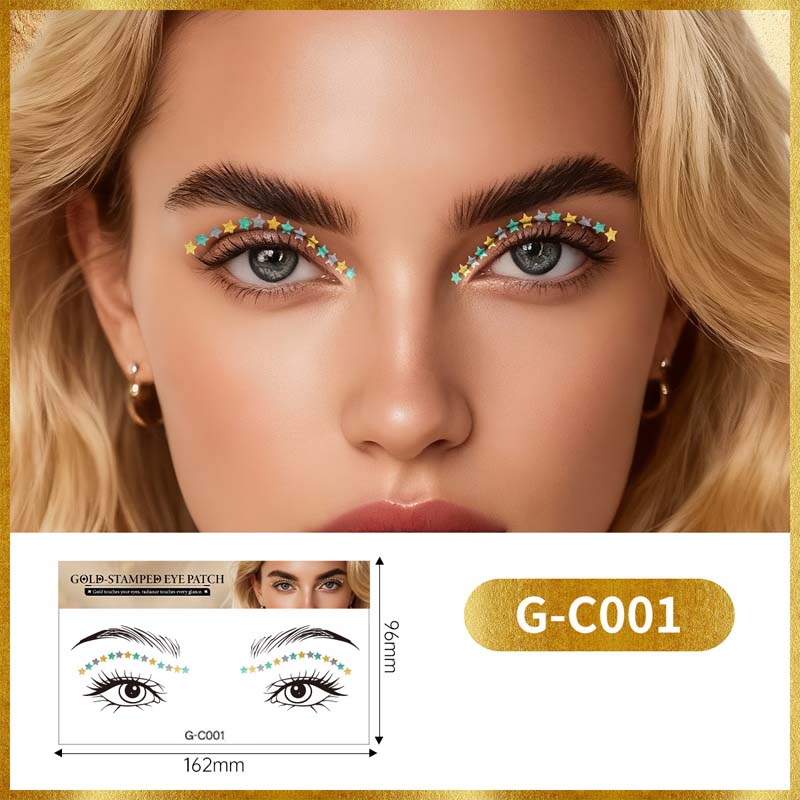 ✨💖 Glitrende øyetatoveringsklistremerker