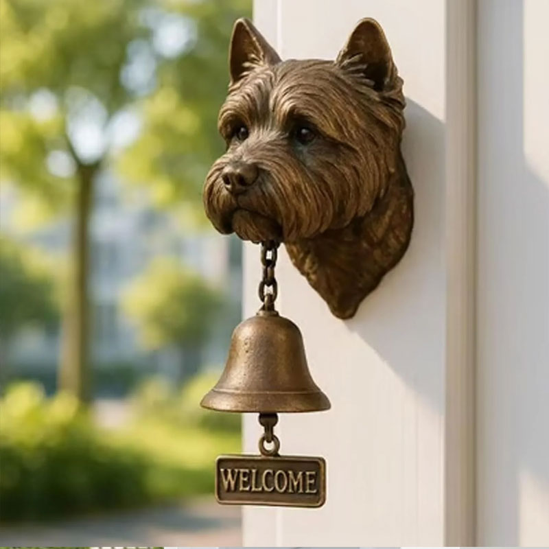 🐶 Velkomstdørklokke med hundetema