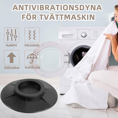 Anti-vibrasjonspute for vaskemaskin