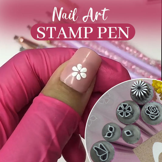 Stempelpenn for neglekunst