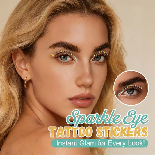 ✨💖 Glitrende øyetatoveringsklistremerker