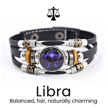 🌌 Armband med astrologiskt tecken som lyser upp i mörkret🌌