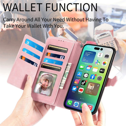 Allsidig Elegance Wallet Flip-etui for iPhone