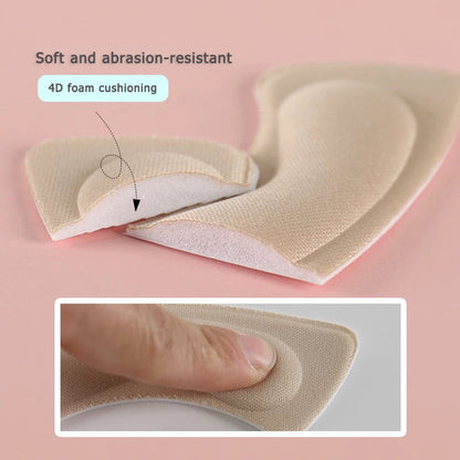 4D Anti-Blister Heel Grips - Slutt å skli og gnage (8 stk.)