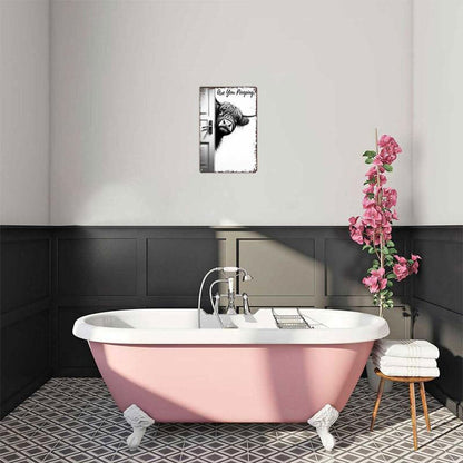 🐄Retro veggdekor med høylandsokse