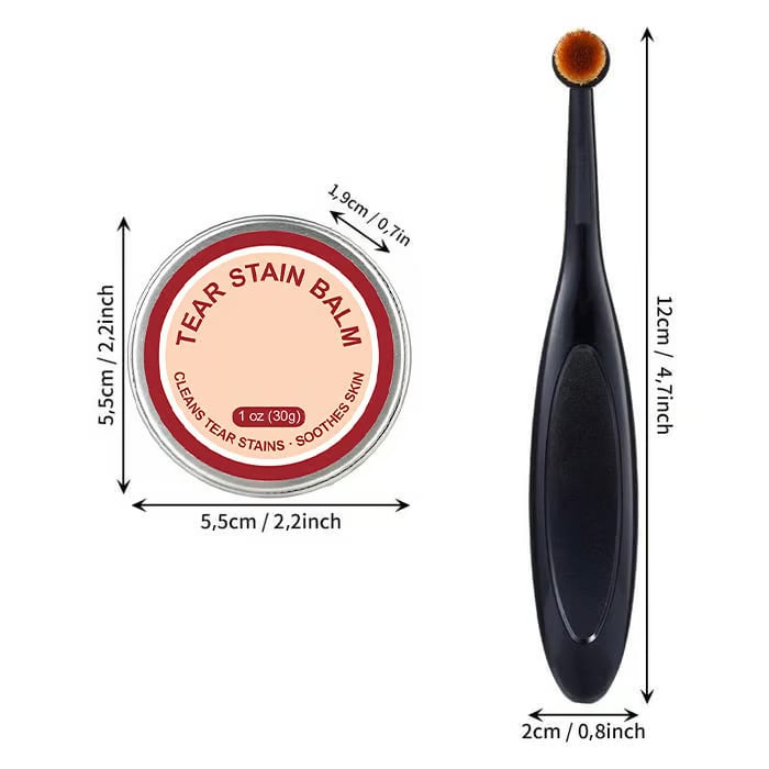 👀✨PET Tåreflekkbeskyttelseskrem og børstesett 🐱🐶 for hunder og katter