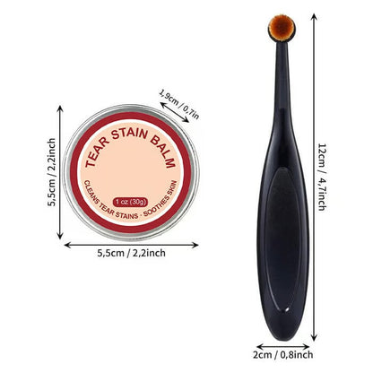 👀✨PET Tåreflekkbeskyttelseskrem og børstesett 🐱🐶 for hunder og katter