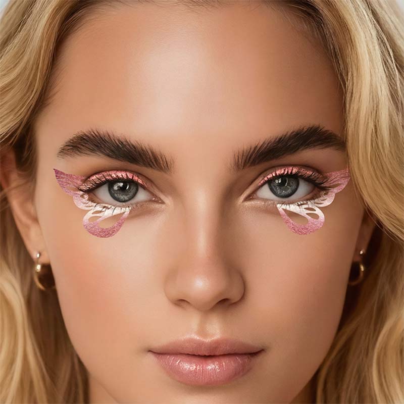 ✨💖 Glitrende øyetatoveringsklistremerker