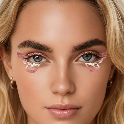 ✨💖 Glitrende øyetatoveringsklistremerker