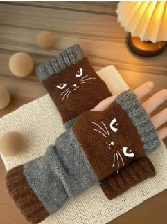 🐱✨Sjarmerende kattevotter: Din beste vinterkompanjong for hverdagen og eventyr!✨🧤