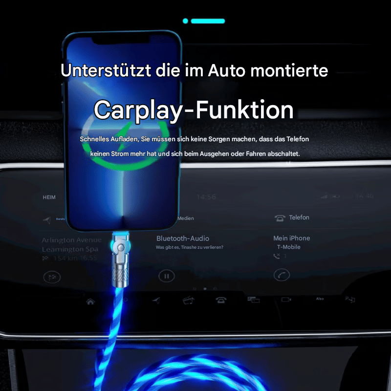 ⚡540° roterbar streamer-datakabel