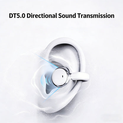 2-i-1 trådlösa Bluetooth-öronsnäckor med öronklämmor och öronproppar | 30 timmars speltid
