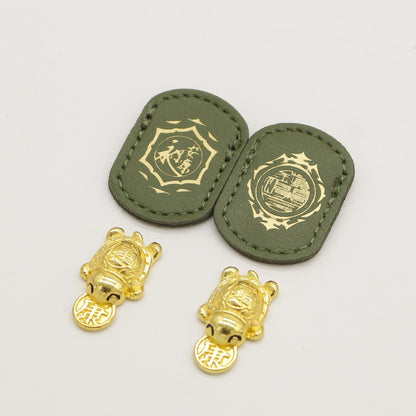 🐢2026 Gullskilpadde-amulett – Biter seg fast i lykken🍀og slipper aldri taket!