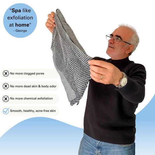 🎁Siste dag: Kjøp 1, få 2 gratis🔥🧼Eksfolierende antibakteriell dusjhåndkle🚿