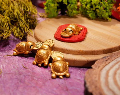 🐢2026 Gullskilpadde-amulett – Biter seg fast i lykken🍀og slipper aldri taket!