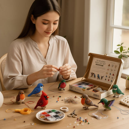 🧵✨ Lite DIY-sett med 3D-perledyr