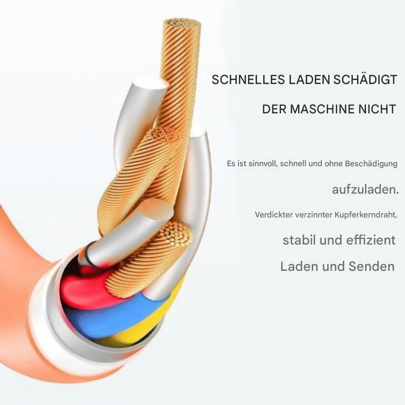 ⚡540° roterbar streamer-datakabel