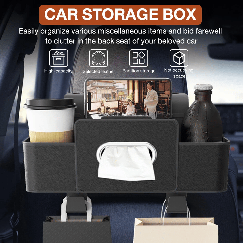 🚙Maximize Your Car Space: Organizers & Storage Box for a Tidy Journey 🧳 ...