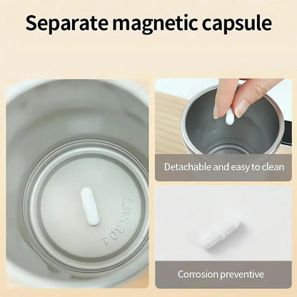 💥Julesalg 50 % ☕🔋Oppladbart automatisk magnetisk kaffekopp-sett med omrører⚡