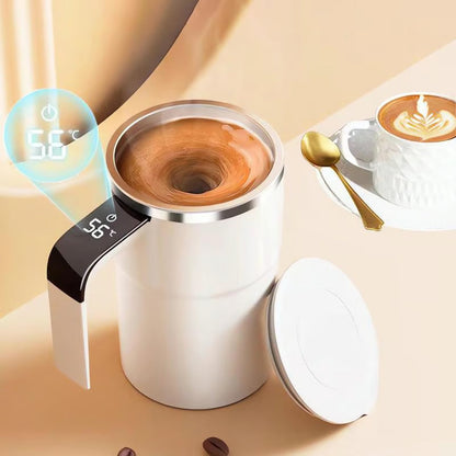 💥Julesalg 50 % ☕🔋Oppladbart automatisk magnetisk kaffekopp-sett med omrører⚡