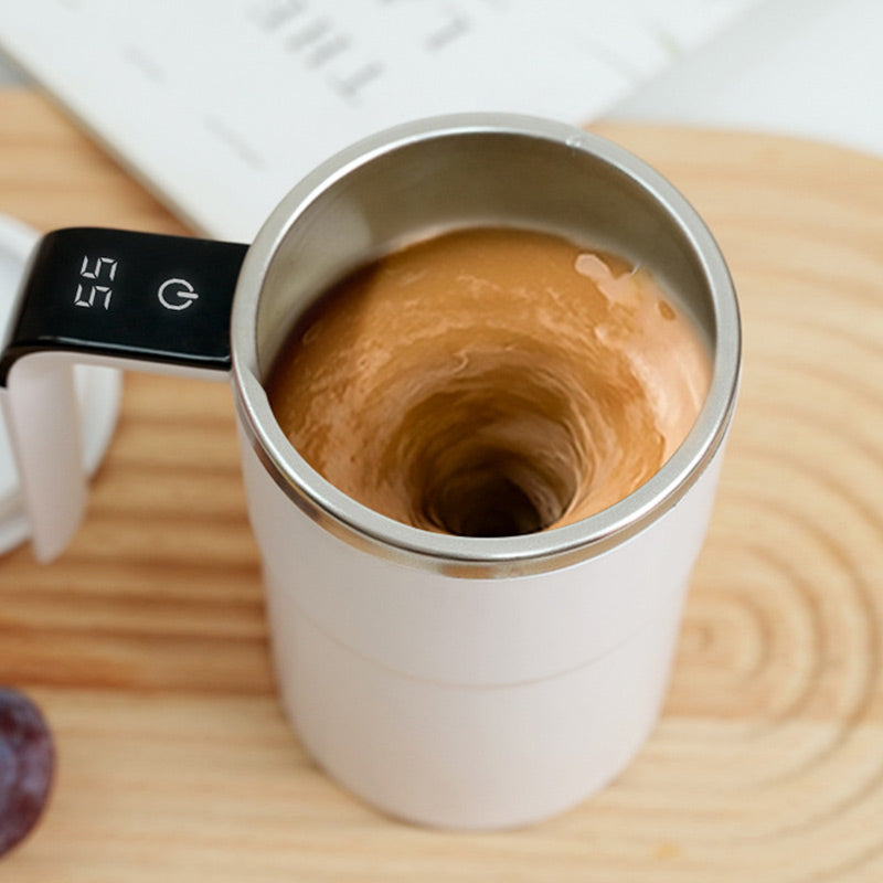 💥Julesalg 50 % ☕🔋Oppladbart automatisk magnetisk kaffekopp-sett med omrører⚡