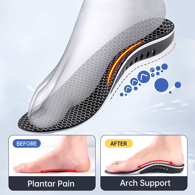 👟 KJØP 2 – FÅ 1 GRATIS! ✨ Unisex støtdempende innleggssåler – støtdemping for løping, fotturer eller daglig bruk 🏃‍♀️🏃‍♂️