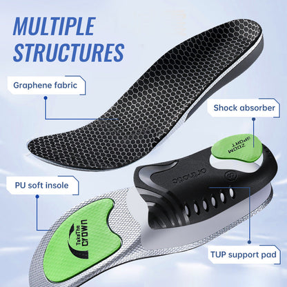 👟 KJØP 2 – FÅ 1 GRATIS! ✨ Unisex støtdempende innleggssåler – støtdemping for løping, fotturer eller daglig bruk 🏃‍♀️🏃‍♂️
