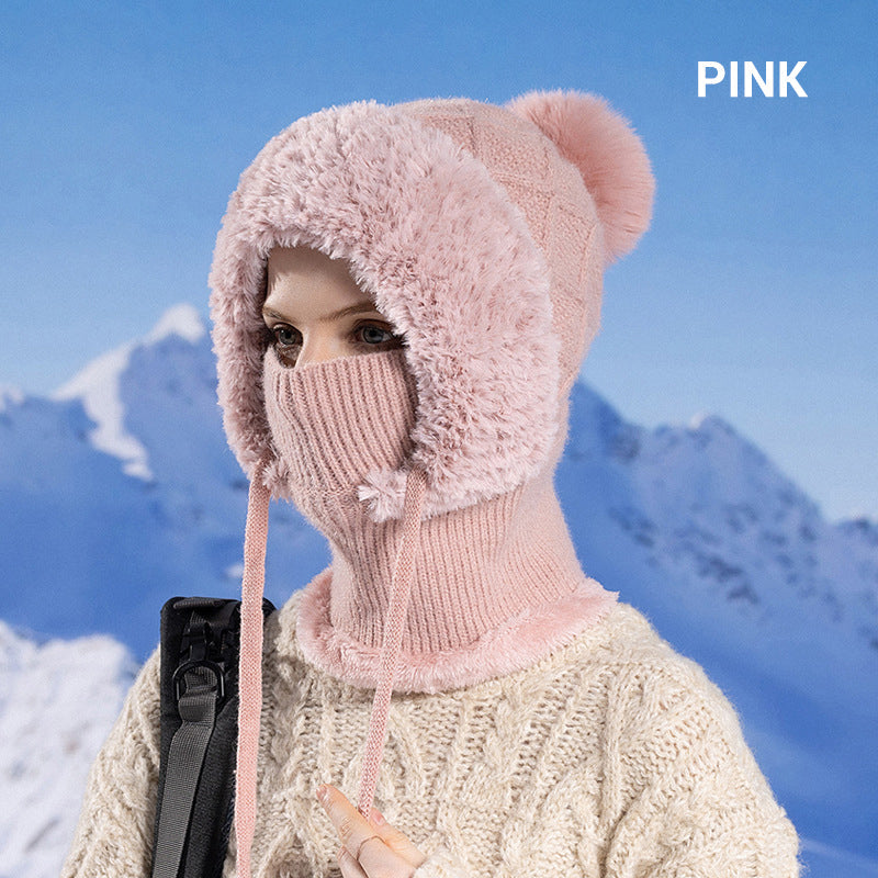 🔥💖 3-i-1 vinterbalaklava for damer