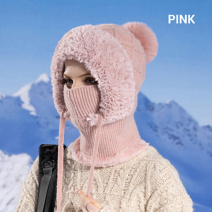 🔥💖 3-i-1 vinterbalaklava for damer