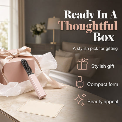 Bærbar kam for styling av bangs